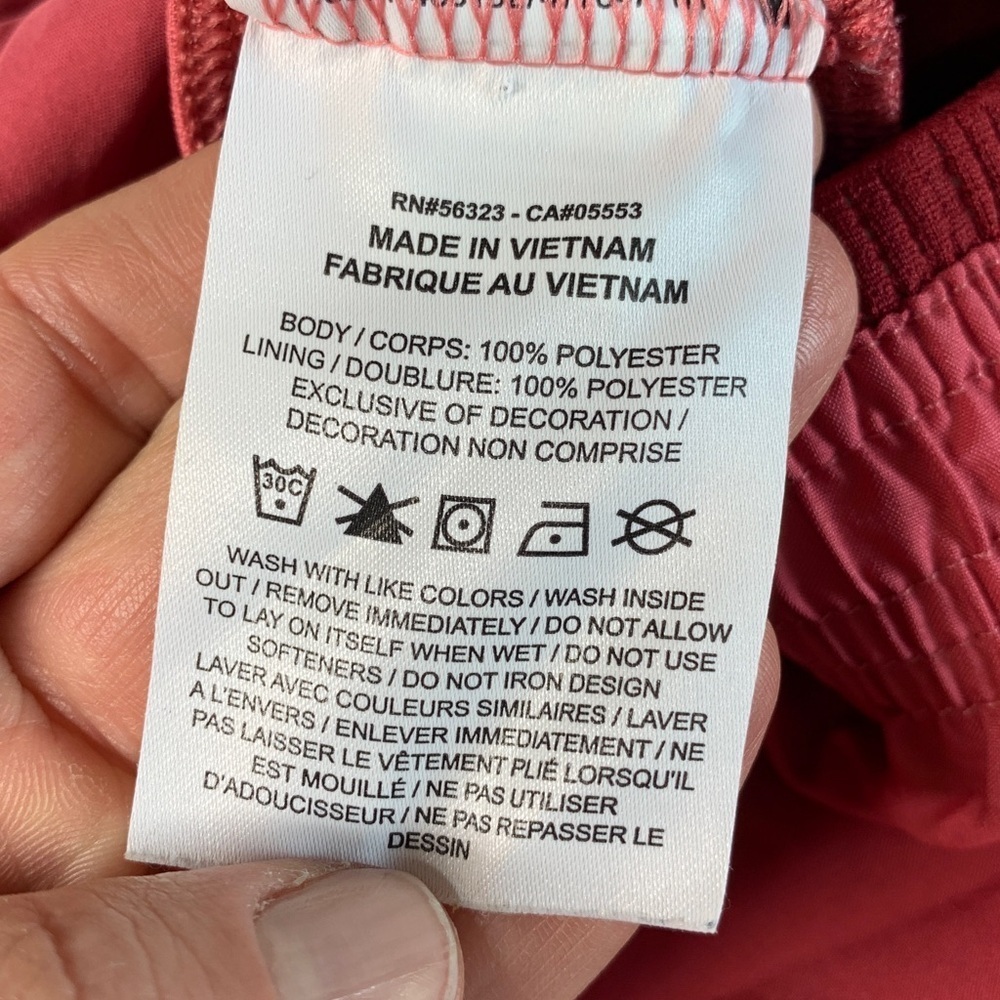Nike running shorts size small maroon and pink - Picture 6 of 9